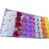 A romantic bouquet of colorful carnations, a birthday gift for my girlfriend's mother, soap and flower heads Item Picture